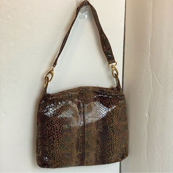 Bags By Pinky Miami Florida Faux Snake Skin Purse - Picture 2 of 9